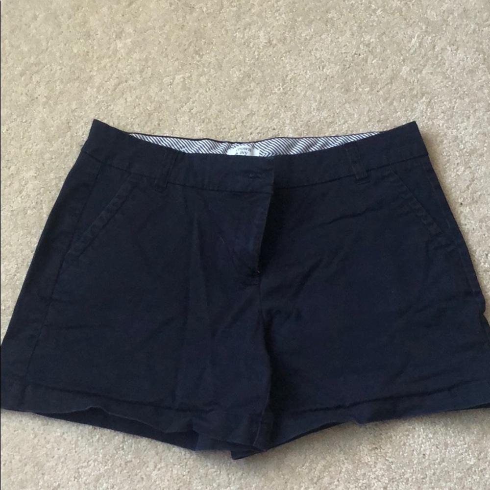 Crown and ivy navy shorts